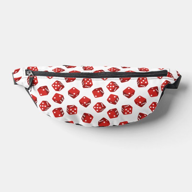 Craps Casino Rote Diät Gemustert Bauchtasche (Ablage )