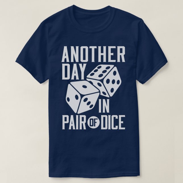 Craps Dice Casino Gönnt Las Vegas Gambling T-Shirt (Design vorne)