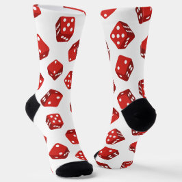 Craps Dice Gemustert Socken