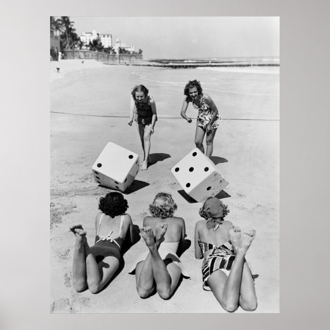 Craps in the Sand, 1940er Poster (Vorne)