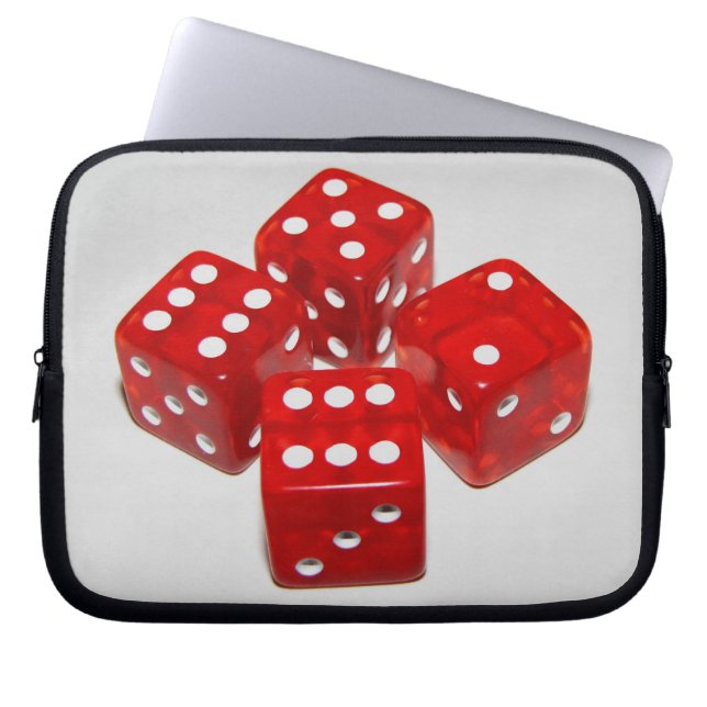 Craps jemand? Laptop Sleeve (Vorderseite)