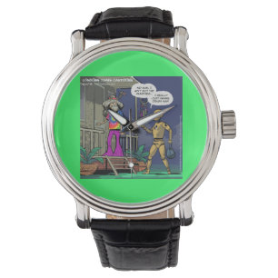 Crash Test Hippie Lustige Unisex-Uhr Armbanduhr