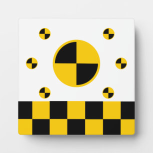 Crash Test Markers Graphics Fotoplatte