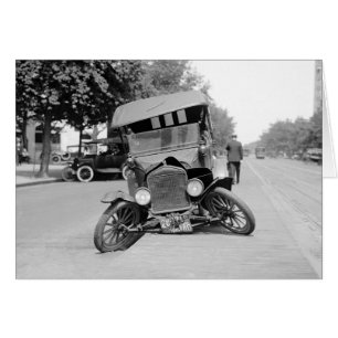 Crashed Vintage Car, 1922