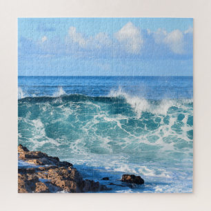 Crashing Ocean Waves in Hawaii - 20x20 Inch