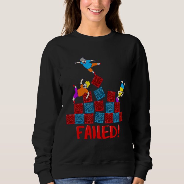 Crate Challenge Versagt Sweatshirt (Vorderseite)