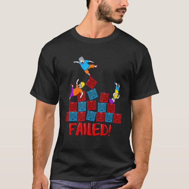 Crate Challenge Versagt T-Shirt (Vorderseite)