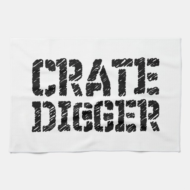 Crate Digger Geschirrtuch (Horizontal)