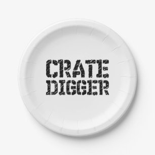 Crate Digger Pappteller