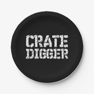 Crate Digger Pappteller