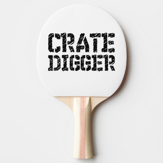 Crate Digger Tischtennis Schläger (Vorderseite)