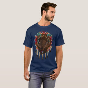Cratemade Ureinwohner-Büffelentwurf 1 T-Shirt