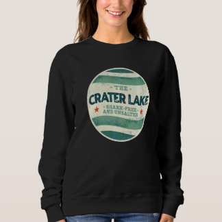 Crater Lake Haifrei- und ungesalzenes Camping Oreg Sweatshirt