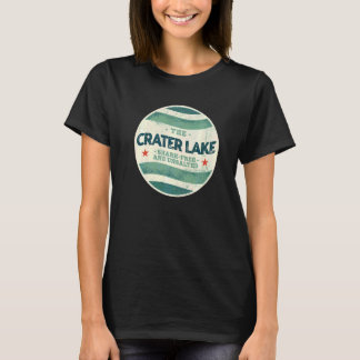 Crater Lake Haifrei- und ungesalzenes Camping Oreg T-Shirt