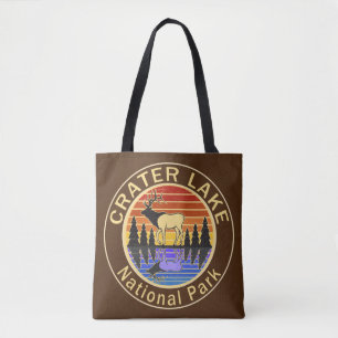 Crater-Lake-National-Park-Elch-T-Shirt Tasche