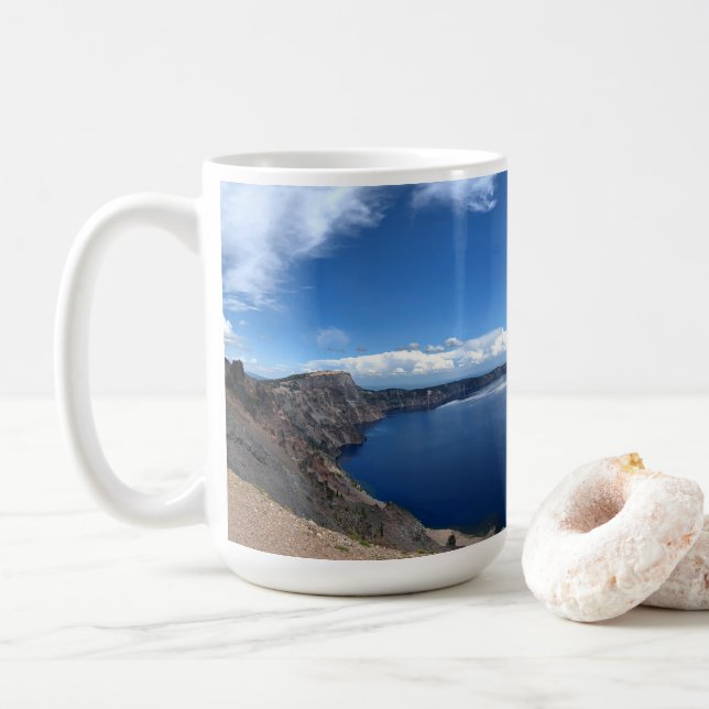 Crater Lake National Park Foto Kaffeetasse (Mit Donut)