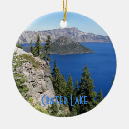 Crater Lake National Park Foto Keramik Ornament