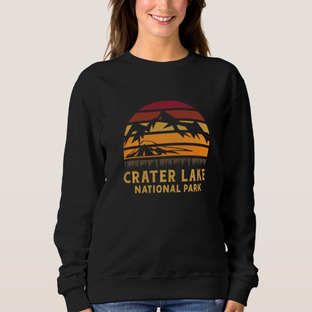 Crater Lake National Park Hiking Vacation  18 Sweatshirt (Vorderseite)