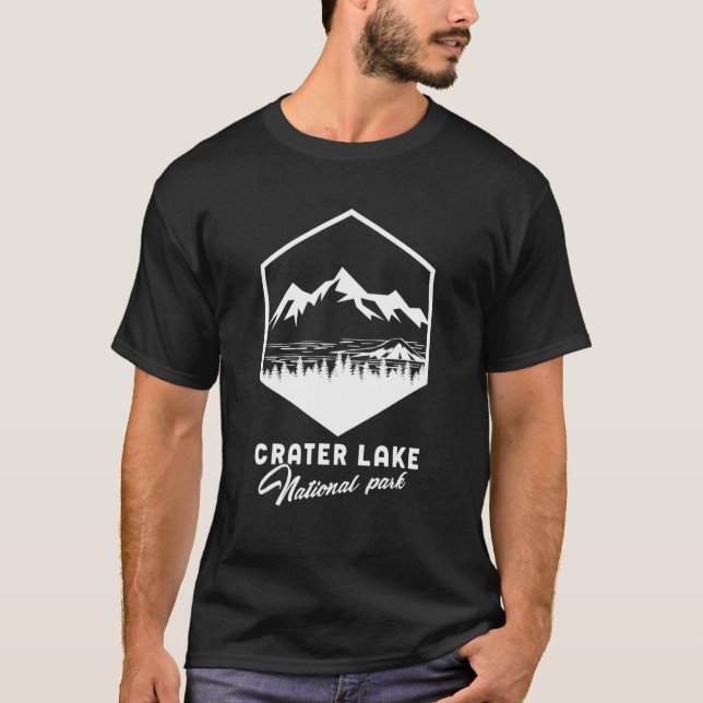 Crater Lake National Park Hiking Vacation 2 T-Shirt (Vorderseite)