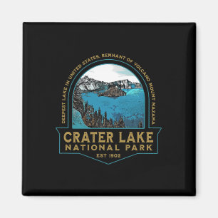 Crater Lake National Park Oregon Mount Mazama Wand Magnet