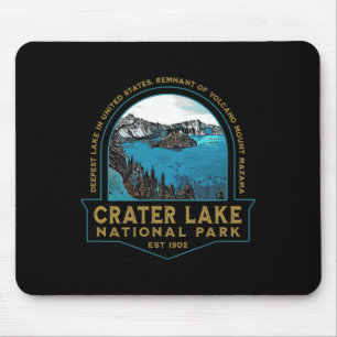 Crater Lake Nationalpark Oregon Mount Mazama Hikin Mousepad