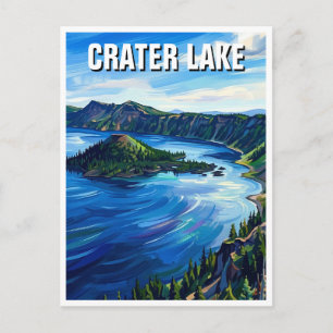 Crater-Lake-Nationalpark Postkarte