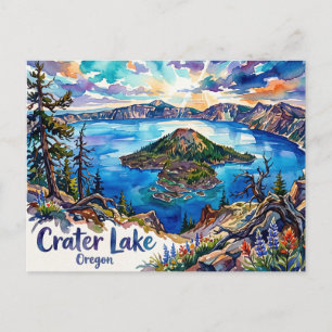 Crater-Lake-Nationalpark USA Postkarte