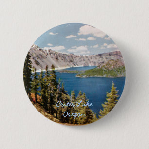 Crater Lake Oregon Button