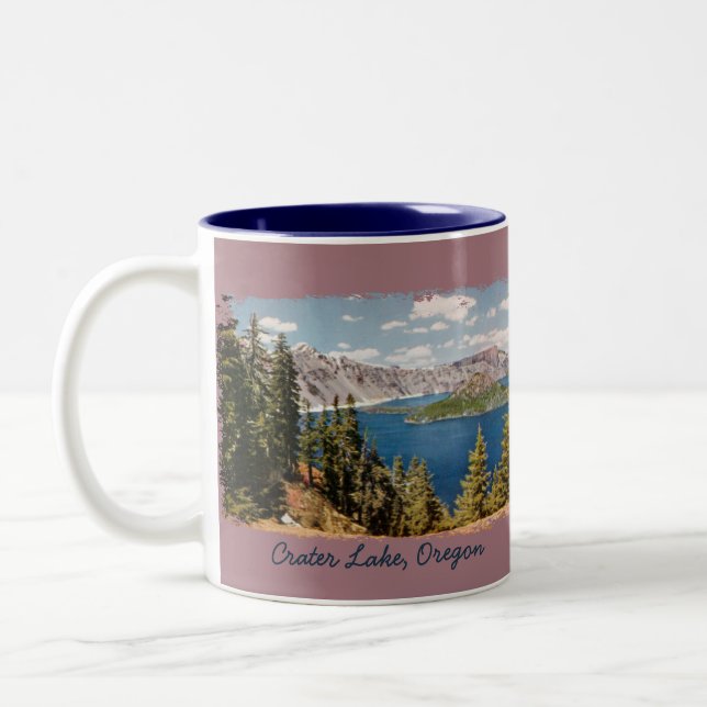 Crater Lake Oregon Coffee Mug (Gauche)