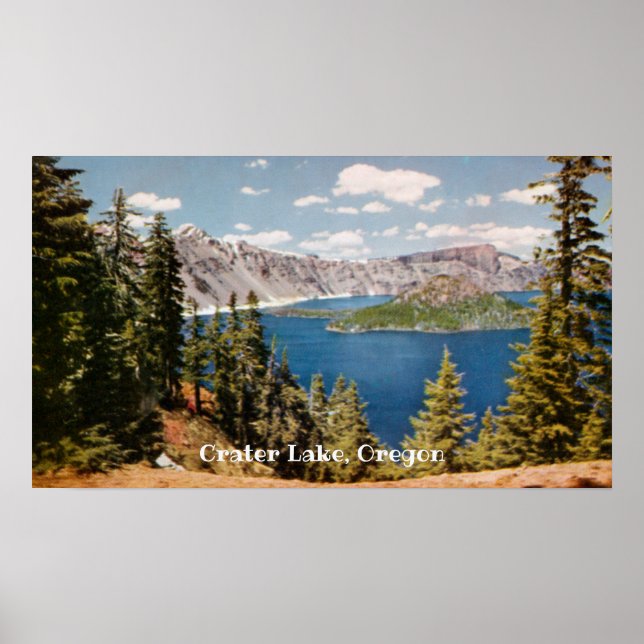 Crater Lake Oregon Poster (Vorne)