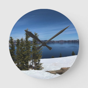 Crater Lake, Oregon Runde Wanduhr
