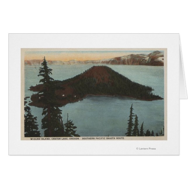 Crater Lake, Oregon - Wizard Island View #1 (Devant horizontal)