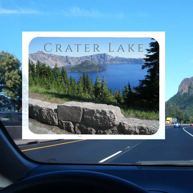 Crater Lake, Rim Village View, National Park, OR Magnet (Von Creator hochgeladen)