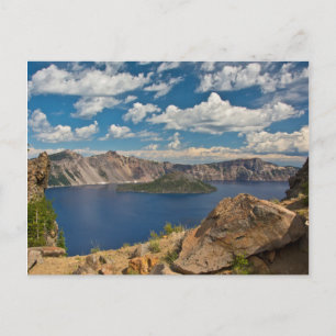 Crater Lake und Wizard Island, Crater Lake Postkarte