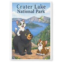 Crater National Park Magnet von Catnaps-N-Chaos