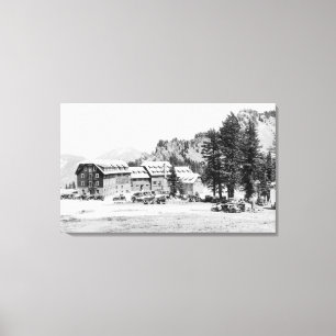 Crater See-Häuschen PhotographCrater See ODER 2 Leinwanddruck