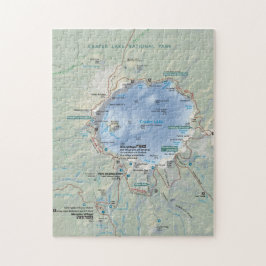 Crater See-Kartenpuzzlespiel