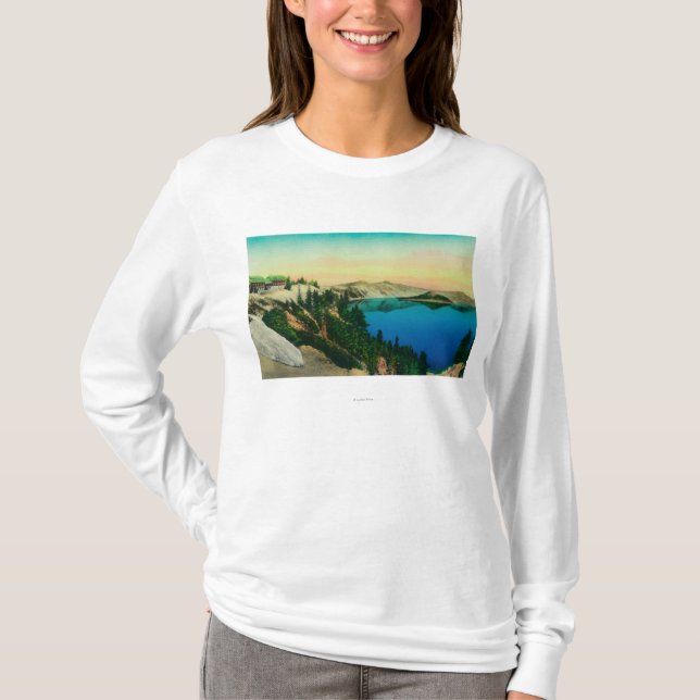 Crater See-Lodge übersehensee T-Shirt (Vorderseite)