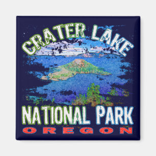 Crater See-Nationalpark Oregon Magnet