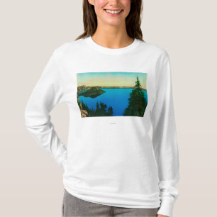 Crater See-und Zauberer-Insel-Ansicht T-Shirt