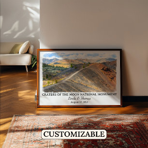 Craters of the Moon National Monument Idaho Maßges Poster