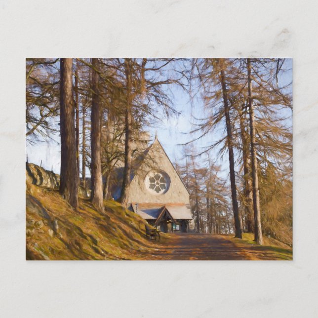 Crathie Kirk Kirche Postcard Postkarte (Vorderseite)