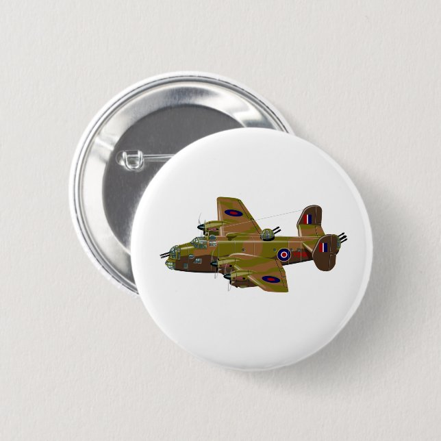 Cratoon retro bomber button (Vorne & Hinten)