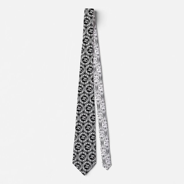 Cravate 25e anniversaire Necktie (Devant)