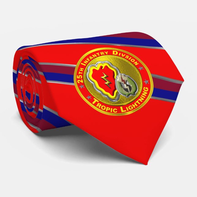 Cravate 25e division d'infanterie (Roulé)