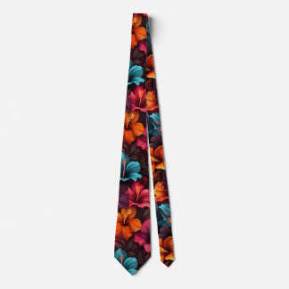 Cravate #35 Motif floral