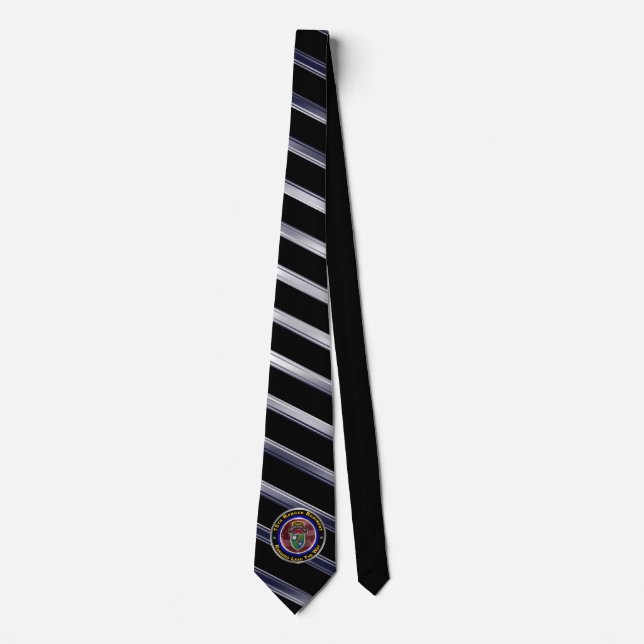 Cravate 75e Régiment de Rangers " Conception personnalisée (Devant)