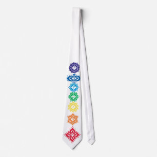 Cravate 7 Sept Chakras Énergie
