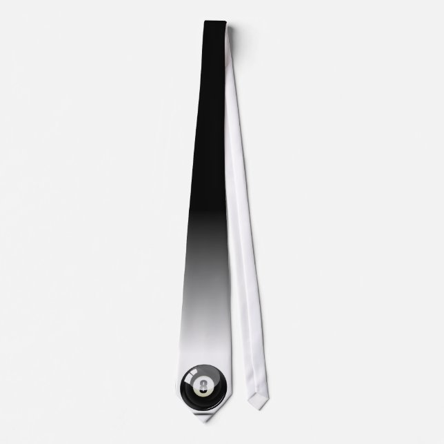Cravate 8 Eight Ball Designer Tie (Devant)