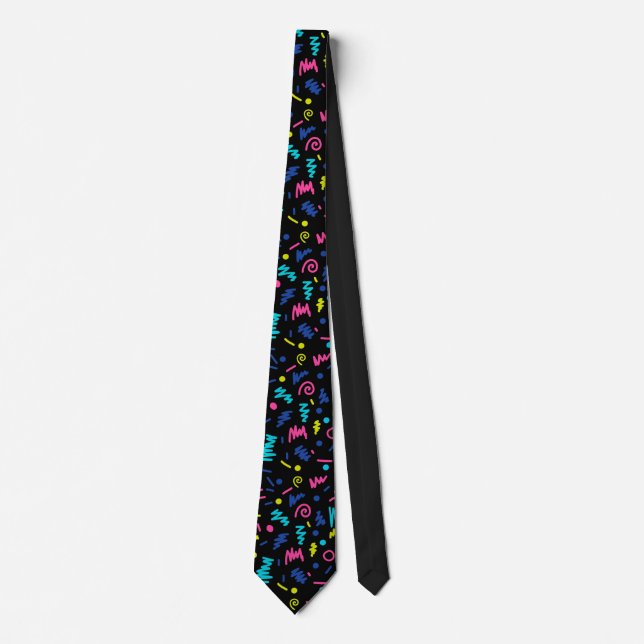 Cravate 90s Pattern Tie (Devant)